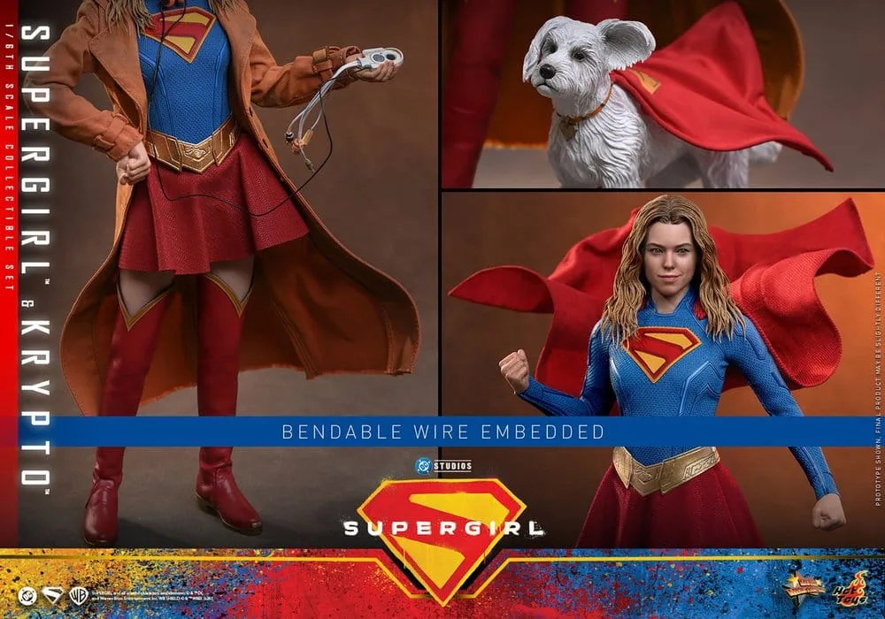 DC Comics Action Figure Set – Supergirl & Krypto 28 cm 15