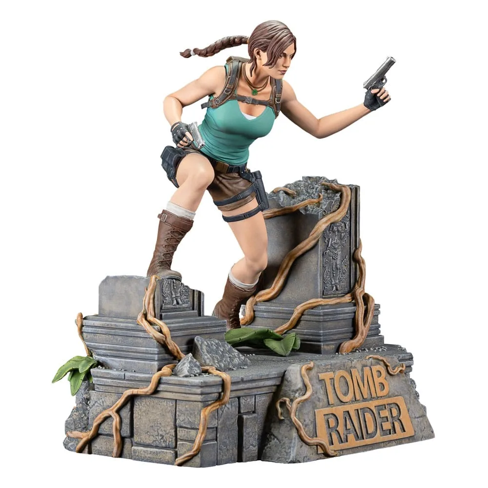 Tomb Raider Statue – Lara Croft with Swappable Accessories 24 cm 5