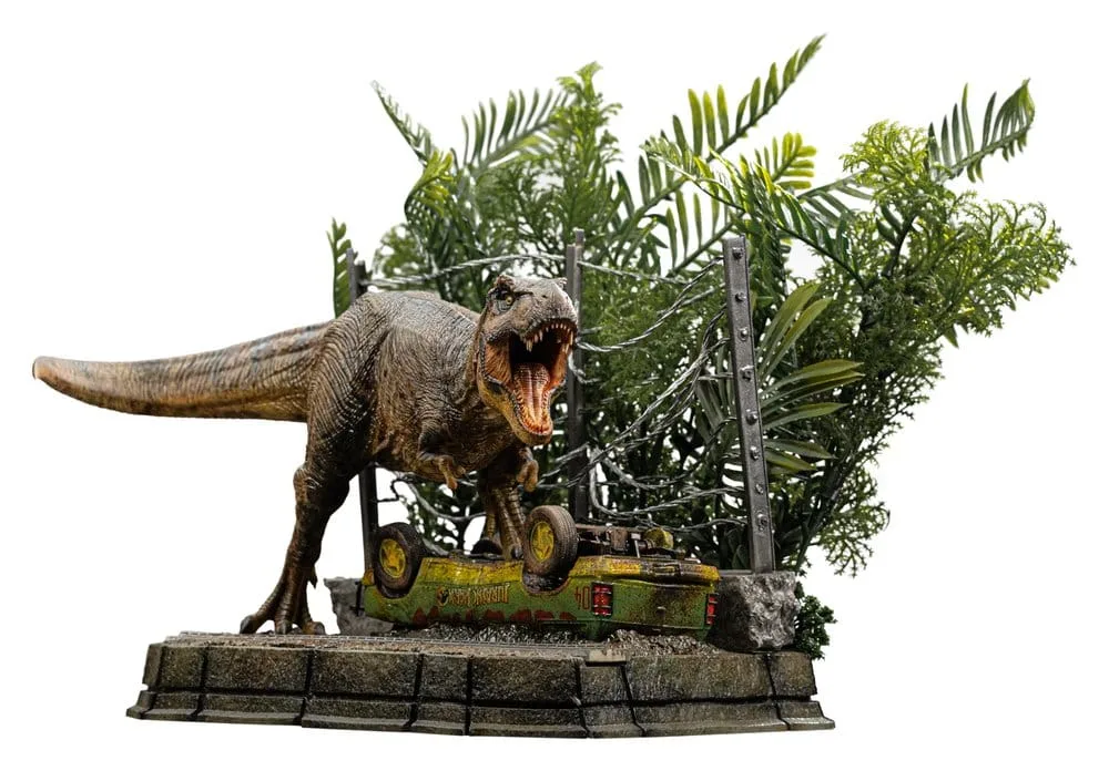 Jurassic Park Statue – Icons T-Rex Breakout Set A 17 cm 3