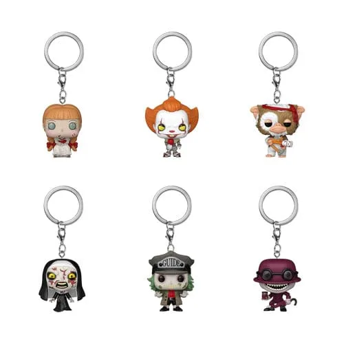 Horror Vinyl Keychains – Pop PDQ Display 12 Pieces 4 cm