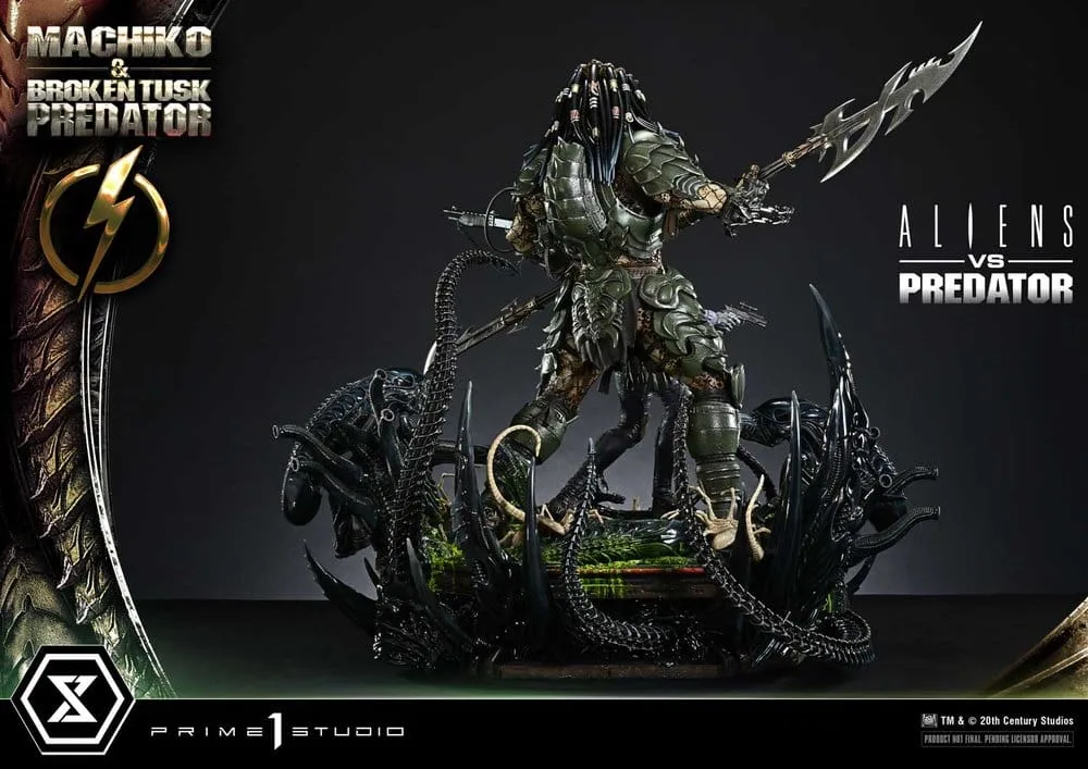 Aliens vs. Predator Statue – Machiko & Broken Tusk 79 cm 9