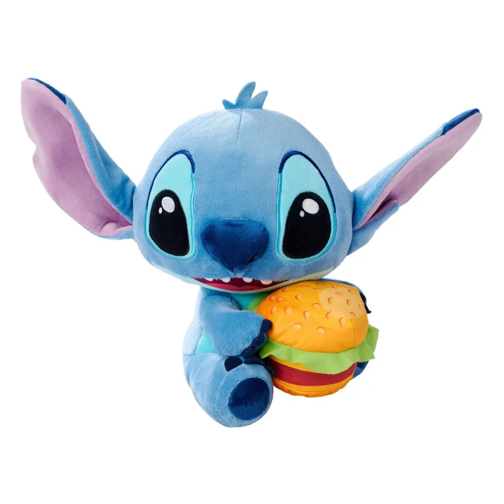 Lilo & Stitch Plush – Stitch with Burger 25 cm