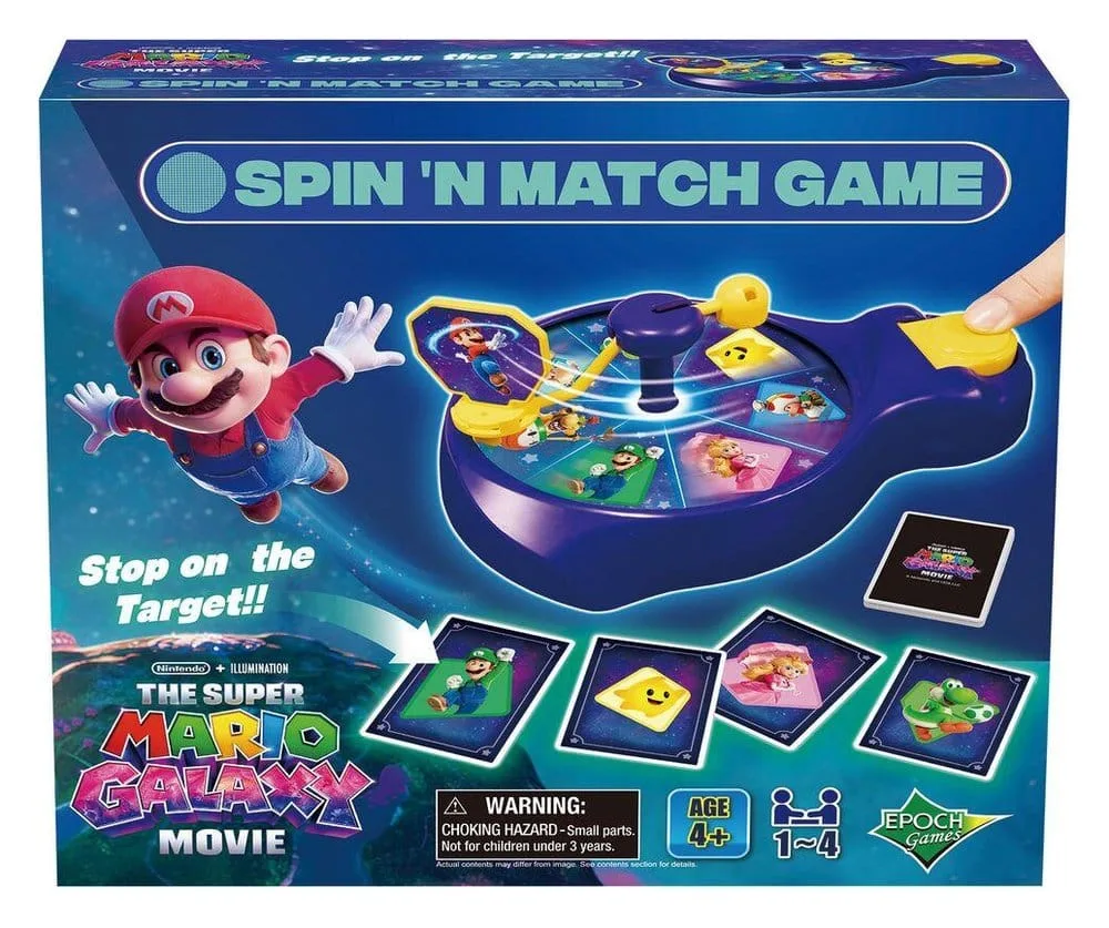 Super Mario Galaxy Movie Game – Spin'n Match
