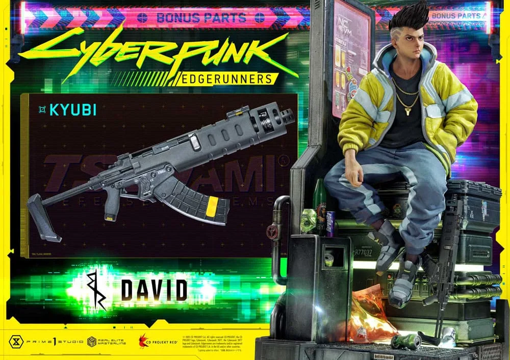 Cyberpunk: Edgerunners Statue – David Deluxe Bonus 58 cm 4
