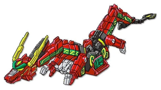 Power Rangers Action Figure – Red Dragon Thunderzord