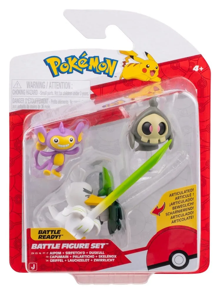 Pokémon Actionfiguren – Version 25 Set mit vier 3er-Packs 20