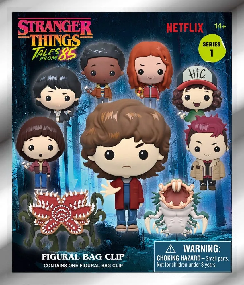 Stranger Things Bag Clips – Tales of 85 Series 1 Display 24 Packs 3