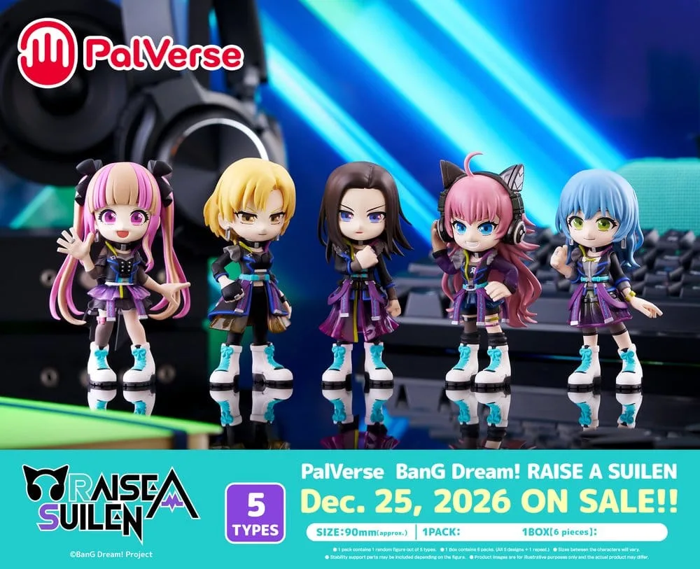 BanG Dream! Mini Figures – PalVerse RAISE A SUILEN Assortment of 6 15