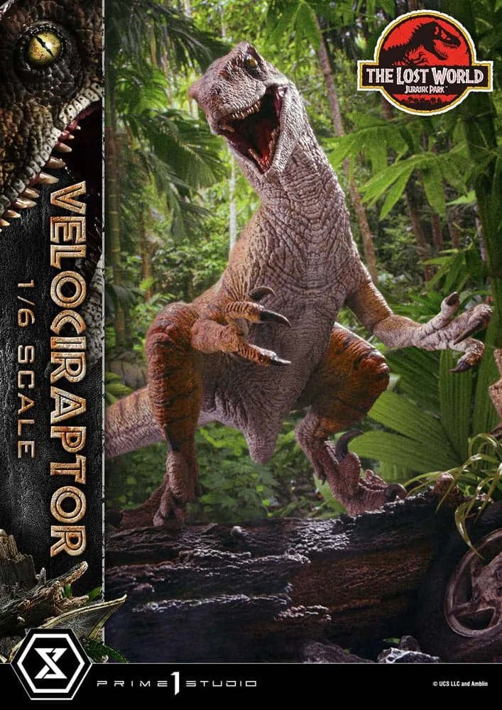 Jurassic Park II beeld – Tiger Stripe Velociraptor 1/6 41 cm 23