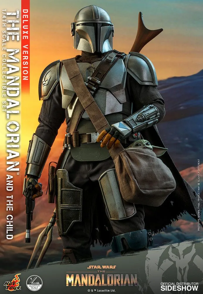 Star Wars Action Figures – Mandalorian and Child Deluxe 1/4 Scale 23