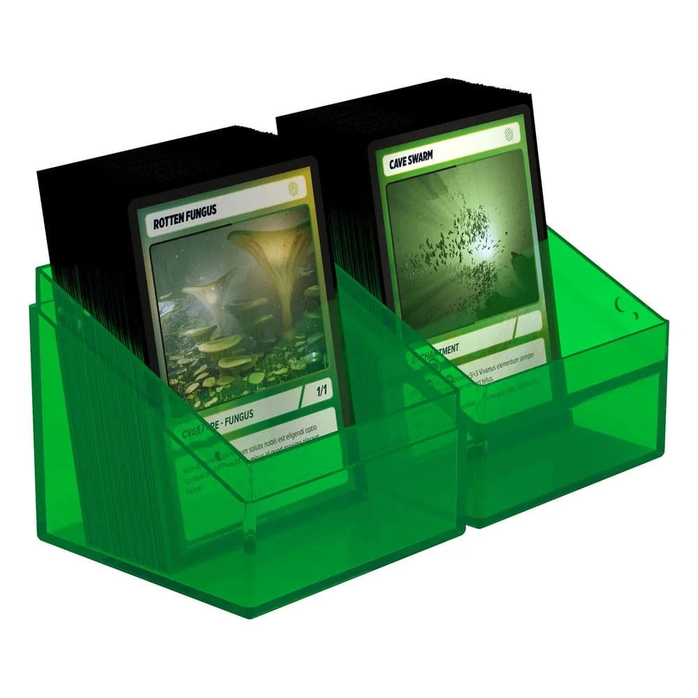 Trading Card Deck Box – Ultimate Guard Boulder 100+ Clear Emerald 6