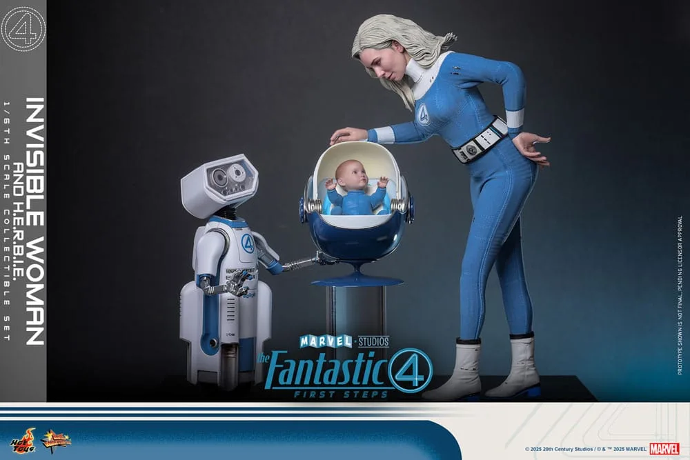 Fantastic Four Figure 2-Pack – Invisible Woman and H.E.R.B.I.E. 1/6 5