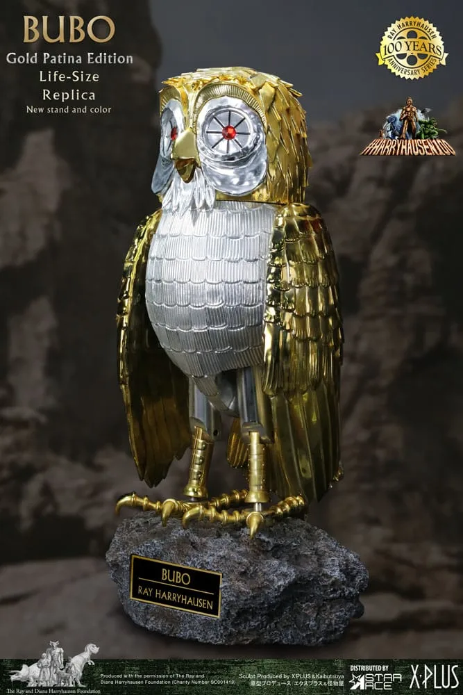Clash of the Titans Statue – Bubo Gold Patina Deluxe 3