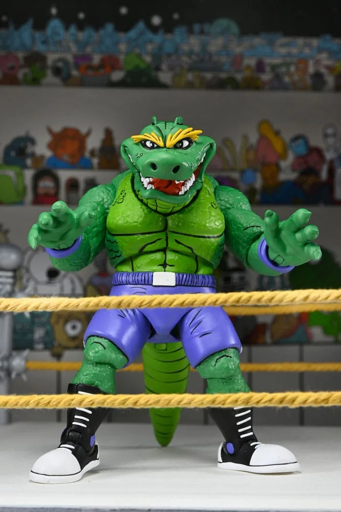TMNT Action Figure – Stump Wrestling Leatherhead 18 cm 1