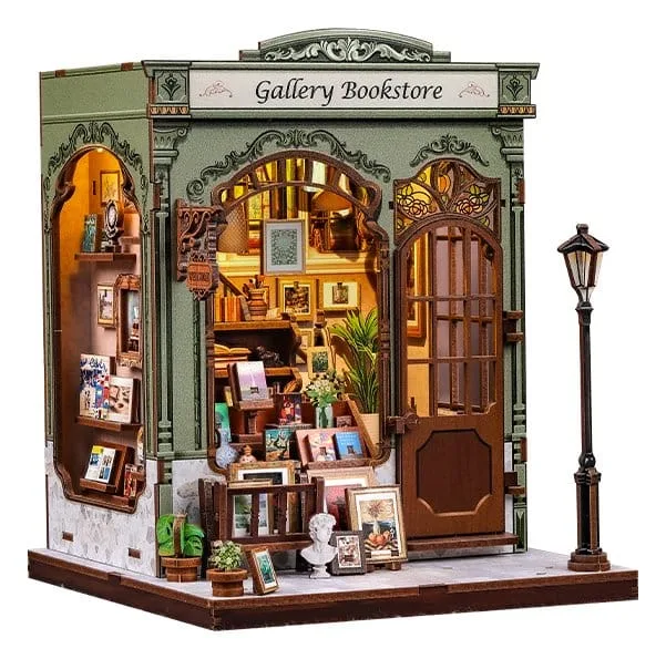 CuteBee Miniature House Model Kit – Gallery Bookstore 20 x 16 cm