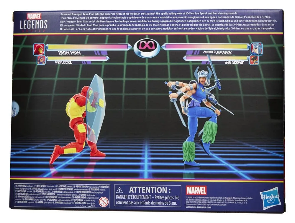 Marvel Legends Action Figures – Iron Man and Spiral 2-Pack 15 cm 2