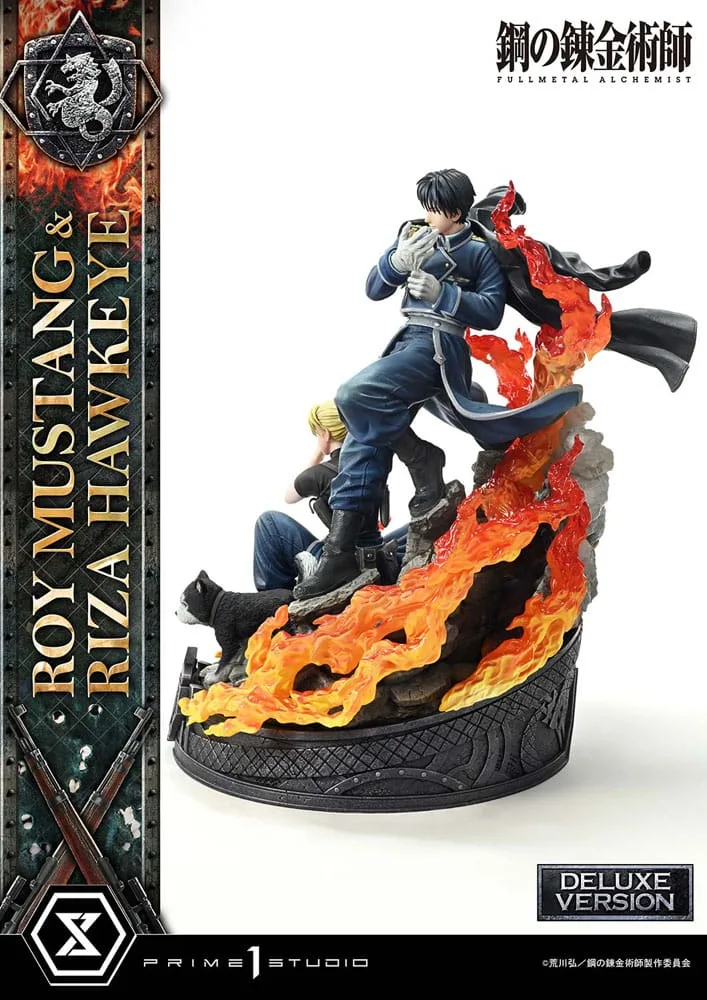 Fullmetal Alchemist Statue – Roy Mustang and Riza Hawkeye 50 cm 20