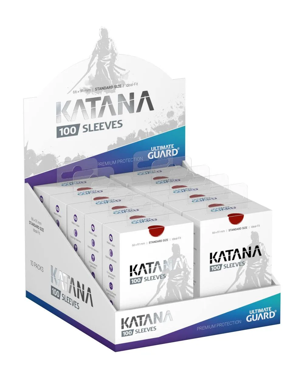 Ultimate Guard Card Sleeves – Red Katana 100 Pack 66 x 91 mm 5