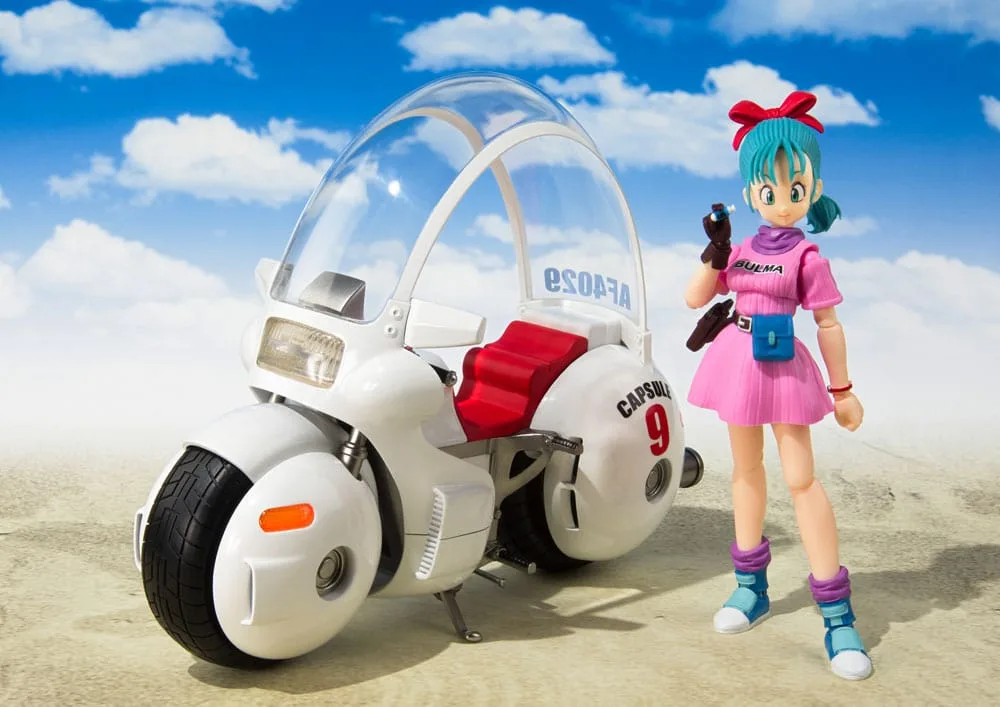 Dragon Ball Vehicle Set – Bulma’s Motorcycle Capsule No. 9 17 cm 3