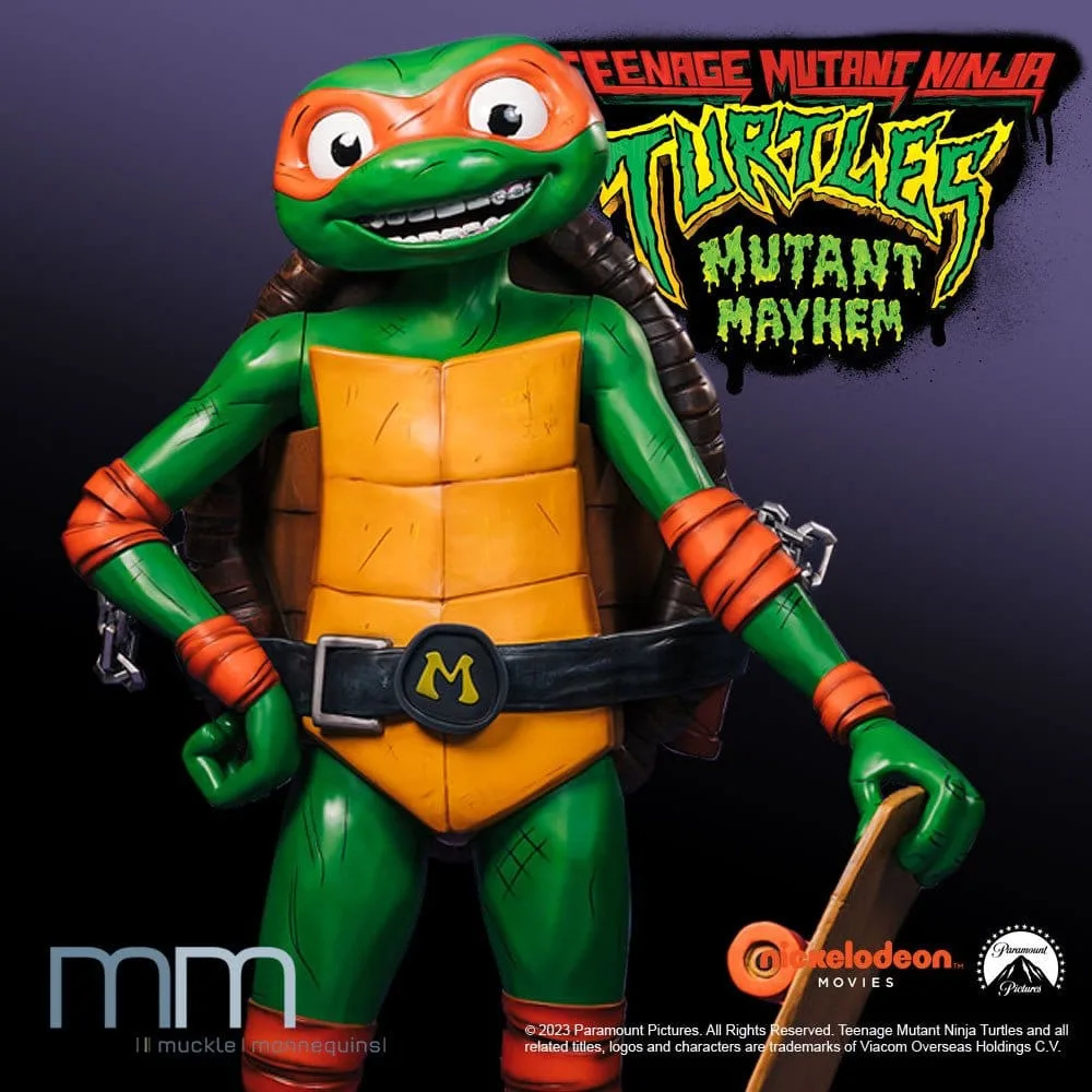 TMNT Mutant Mayhem Life-Size Statue – Michelangelo 162 cm 4