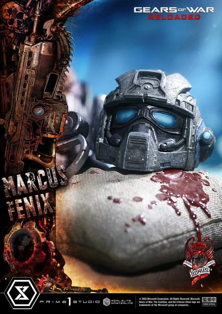 Gears of War Statue – Marcus Fenix Ultimate Bonus 97 cm 5