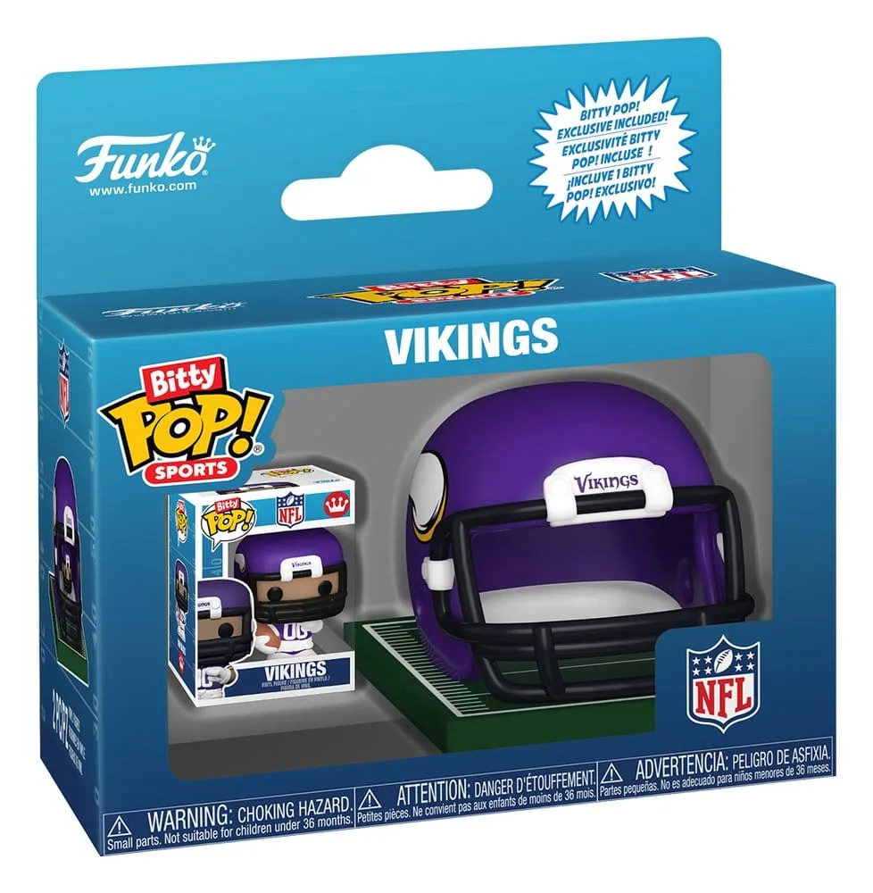 NFL Vinyl Figures – Bitty Pop Helmets NFC Series 1 12-Pack 2 cm 20