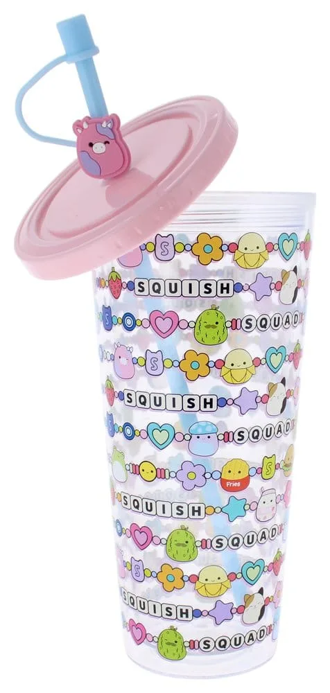 Squishmallows Tumbler – Squish Squad with Straw 700 ml 3