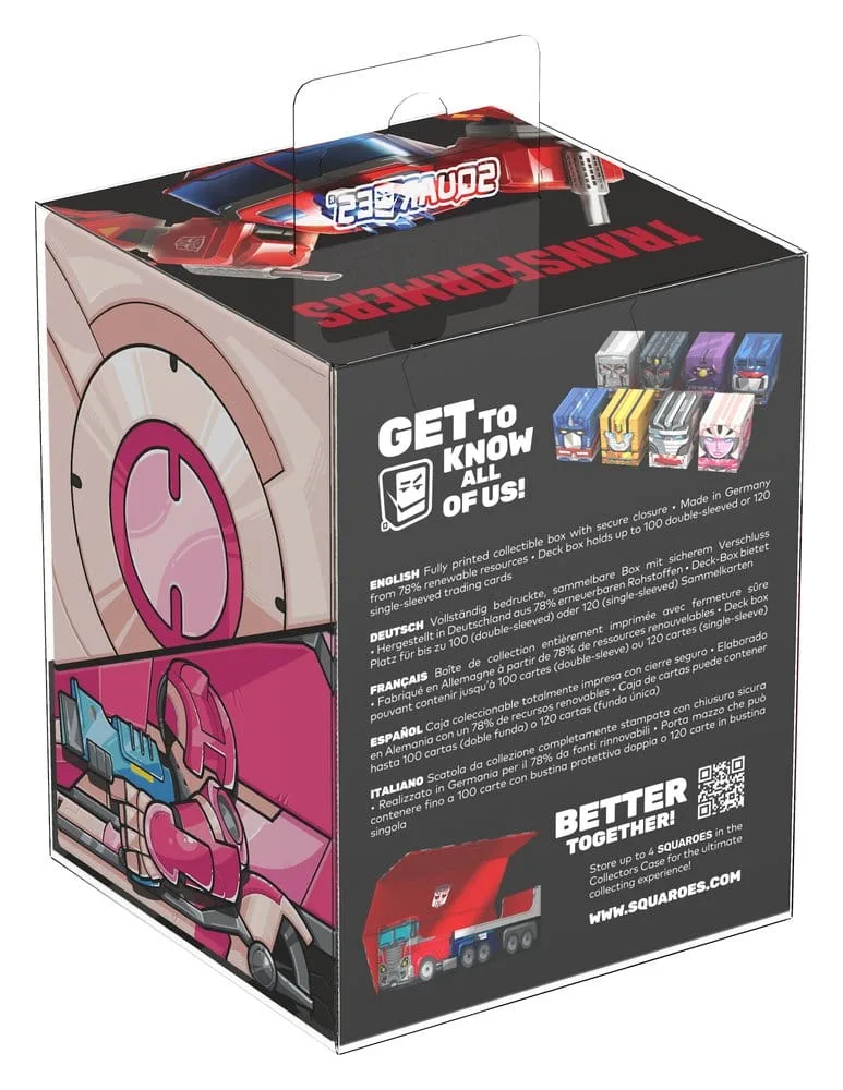 Transformers Deck Box – Squaroes Arcee TR004 10