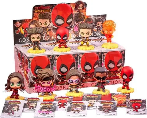Deadpool & Wolverine Cosbi Figures – Series 2 Blind Box Display 9 cm