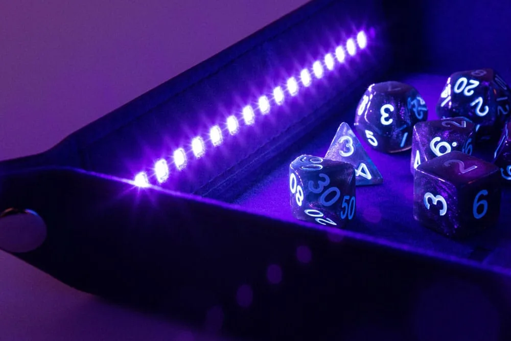 FanRoll Dice Tray – Black Shadowlight 30 cm 3