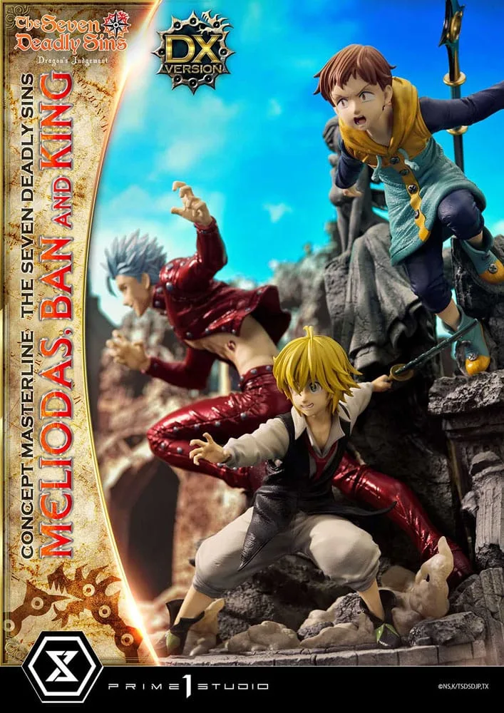 Seven Deadly Sins Statue – Meliodas Ban and King Deluxe 55 cm 3
