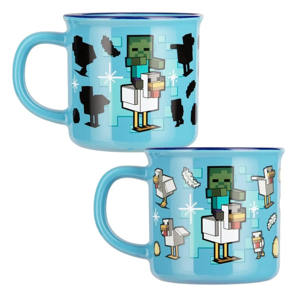 Minecraft Heat Change Mug – Chicken Jockey
