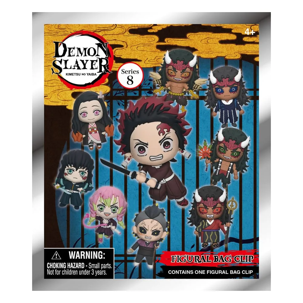 Demon Slayer Bag Clips – Season 3 Series 8 Display of 24 3