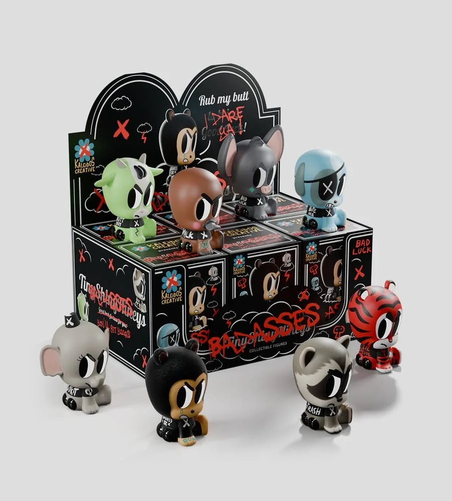 Tiny Shiny Hineys Mini Figures – S2 Badasses 6-Box Display 7 cm 9