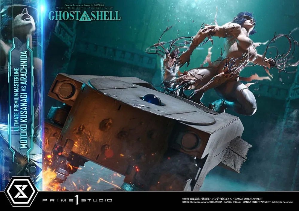 Ghost in the Shell Statue – Motoko Kusanagi vs Arachnida 68 cm 11