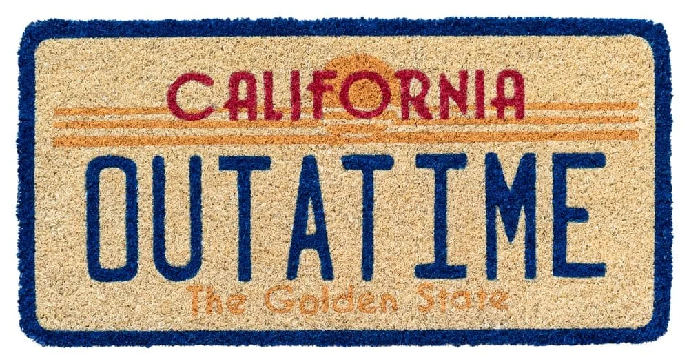 Back to the Future Doormat – Coconut Fibre 60 x 30 cm