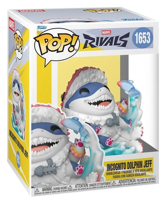 Marvel Rivals Vinyl Figure – Jeff Incognito Dolphin POP 9 cm 2