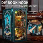 Darkness Common Room Book Nook – CuteBee Wooden Kit 23 x 11 cm 4