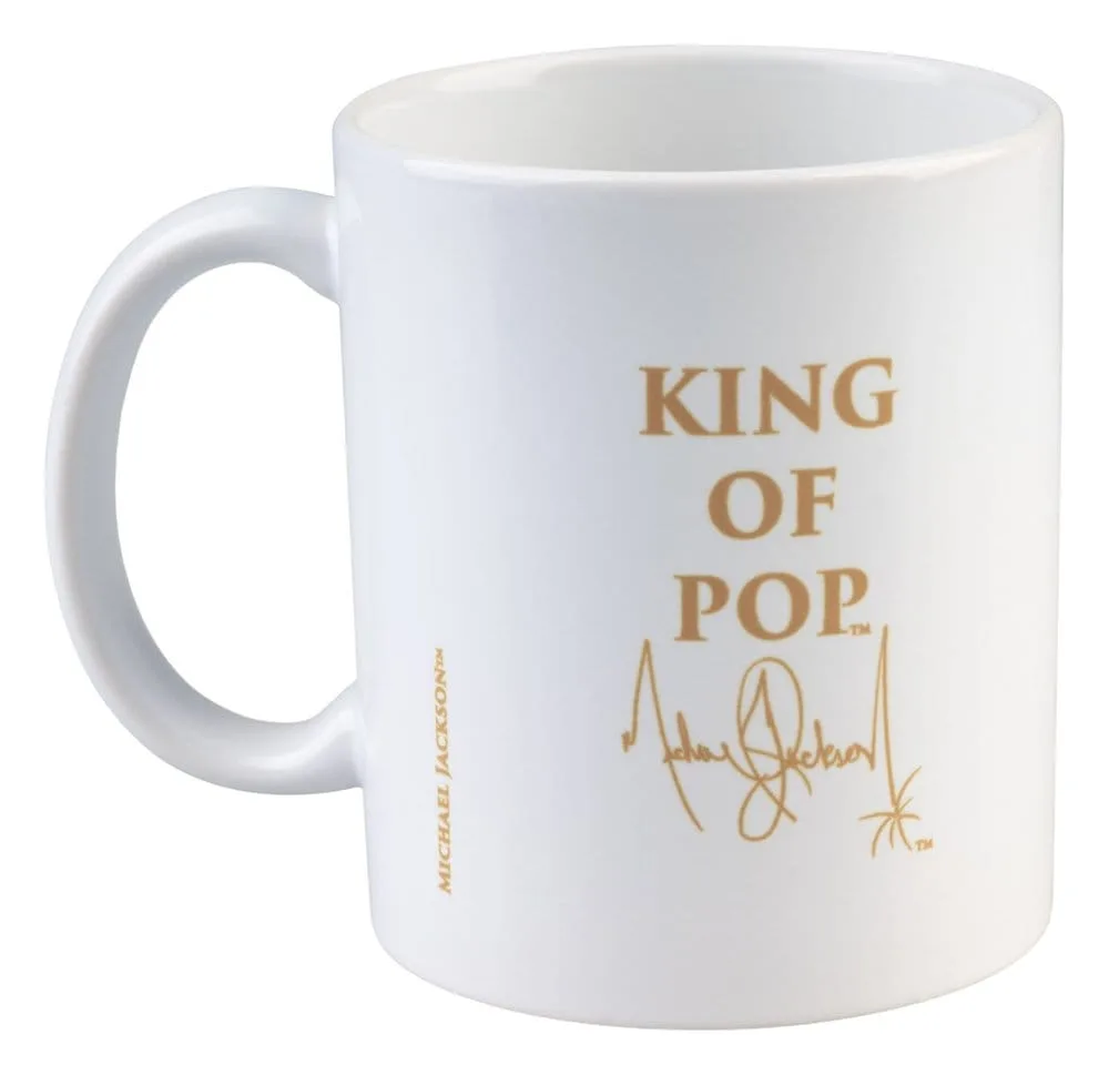 Michael Jackson Mug – King of Pop White 350 ml 2
