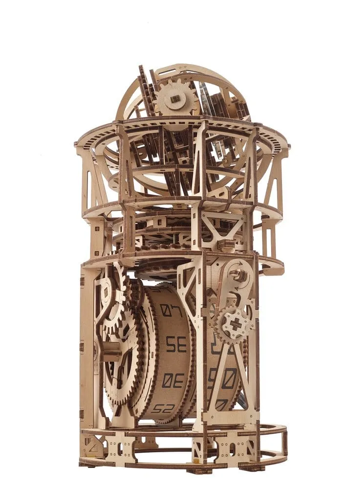 Ugears Wooden Model Kit – Sky Watcher Tourbillon Table Clock 10