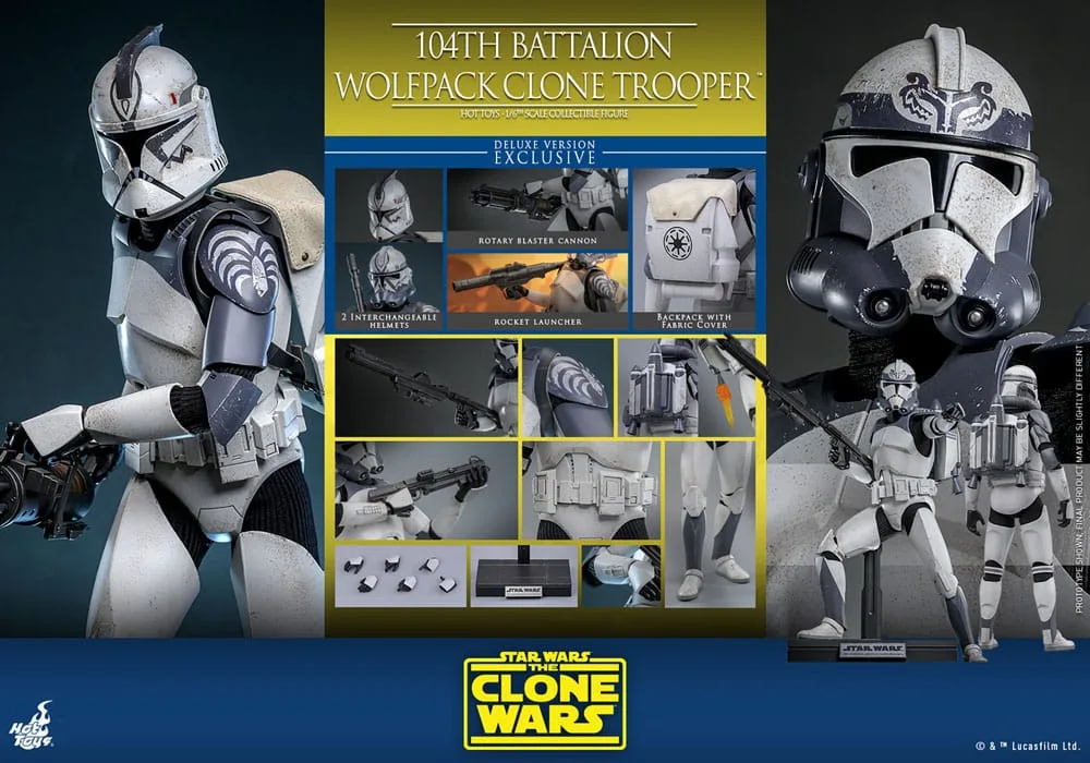 Star Wars Action Figure – Wolfpack Clone Trooper Deluxe 30 cm 18