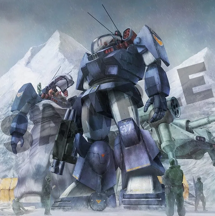 Fang of the Sun Dougram Model Kit – Big Foot 1/72 17 cm 10