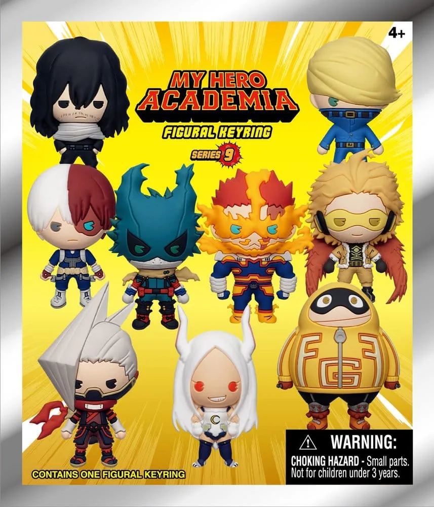 My Hero Academia Bag Clips – Series 9 Blind Bag Display of 24 2