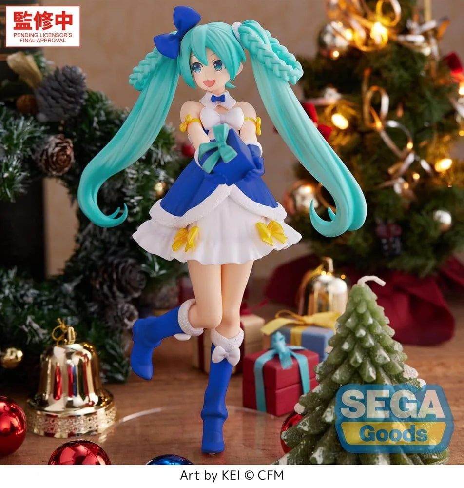 Hatsune Miku verzamelfiguur – Sapphire Christmas 21 cm 3
