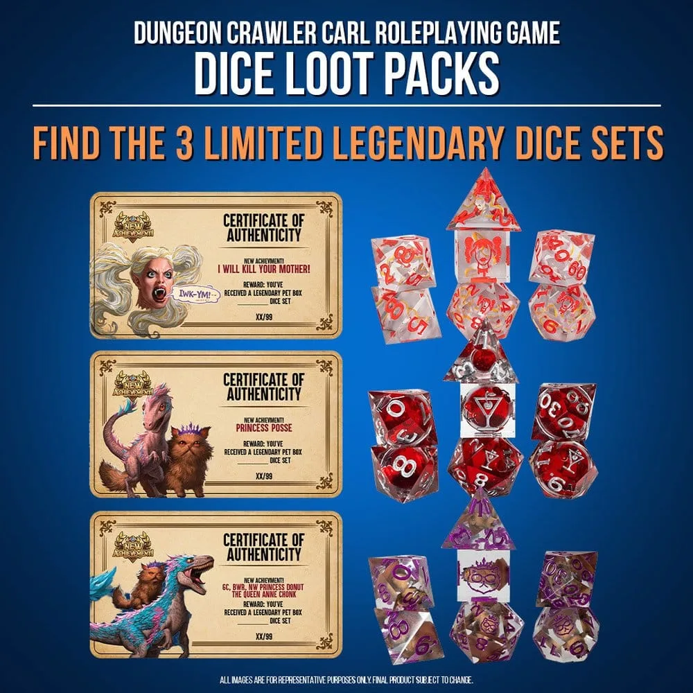 Dungeon Crawler Carl Würfelsets – Loot Pack, 20er-Display 3