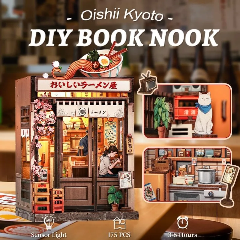 Miniature House Model Kit – CuteBee Oishii Kyoto 22 x 13 cm 11