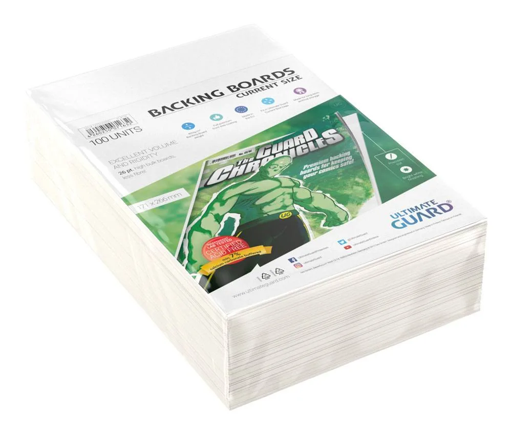 Ultimate Guard Comic Backing Boards – Current Size 100-Pack