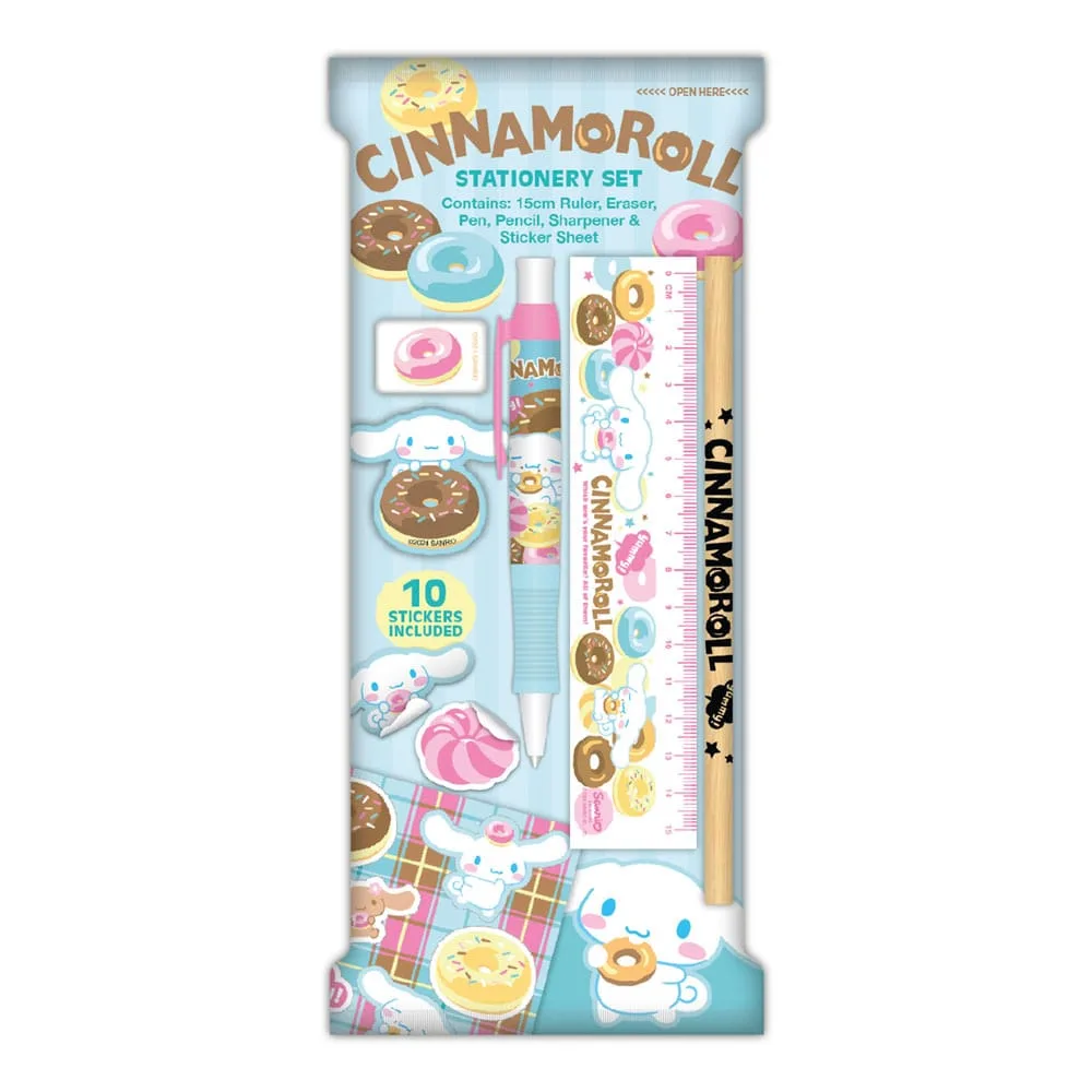 Sanrio Stationery Set – Cinnamoroll 6-Piece