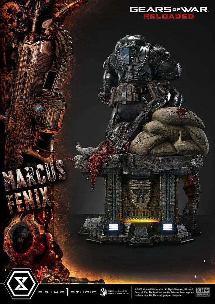 Gears of War Statue – Marcus Fenix Ultimate 97 cm 9