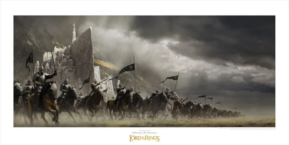 Lord of the Rings Art Print – Faramir’s Charge 59 x 29.7 cm
